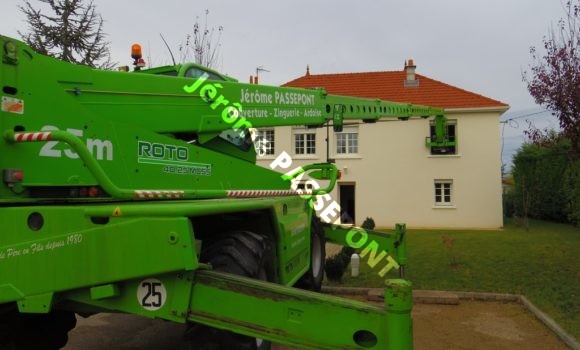 Merlo pour enlever un insert trés lourd Jérôme PASSEPONT