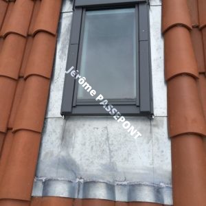 habergment en zinc four fenetre de toit velux jerome passepont