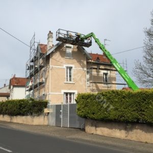 Chantier zinguerie traditionnel Passepont Jérôme